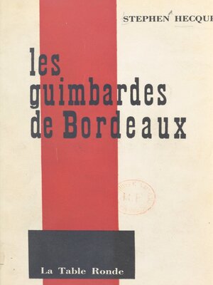 cover image of Les guimbardes de Bordeaux